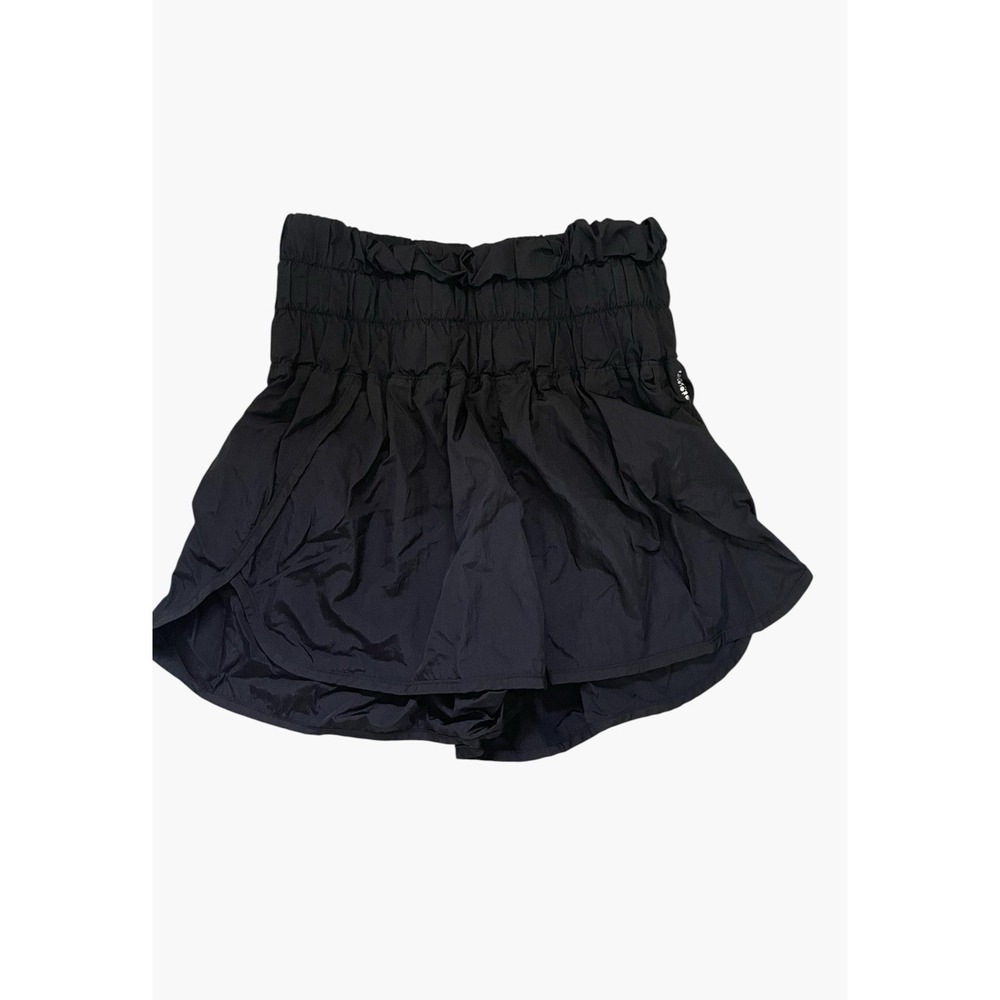 Free People Movement Shorts Womens M Black The Way Home High Rise Lined FP